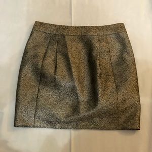 Fossil Hailey Metallic Mini Skirt